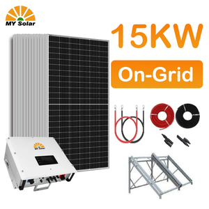 Kapalı Izgara Güneş Enerjisi Sistemi Komple Kit 15KW Güneş Enerjisi Sistemi Ev için Tam Paket