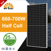 My Solar Mono Güneş Paneli 144 hücreli Yarım Hücre 670W 680W 690W 700W Güneş Modülü