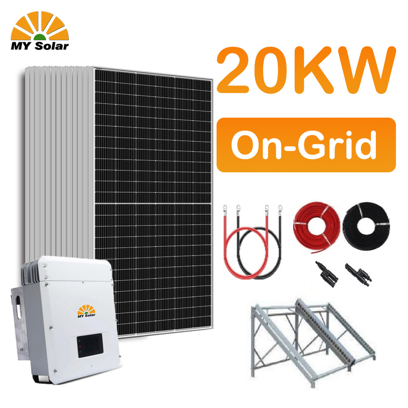 AB Depo TW Güneş Paneli 20KW PERC Mono Pv Panel Evde Kullanım Güneş Enerjisi Enerji Depolama Sistemi